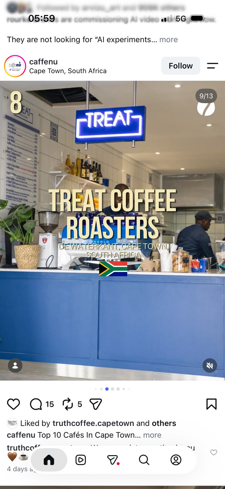 Treat Coffee Roasters — coffee supplier in Cape Town