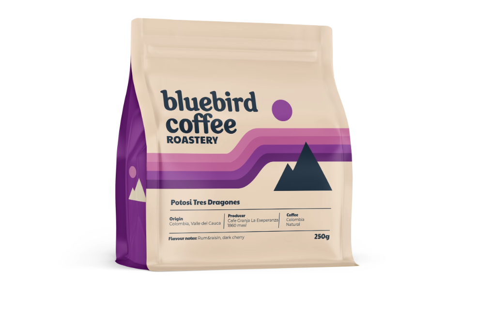 Bluebird Coffee Roastery Potosi Tres Dragones
